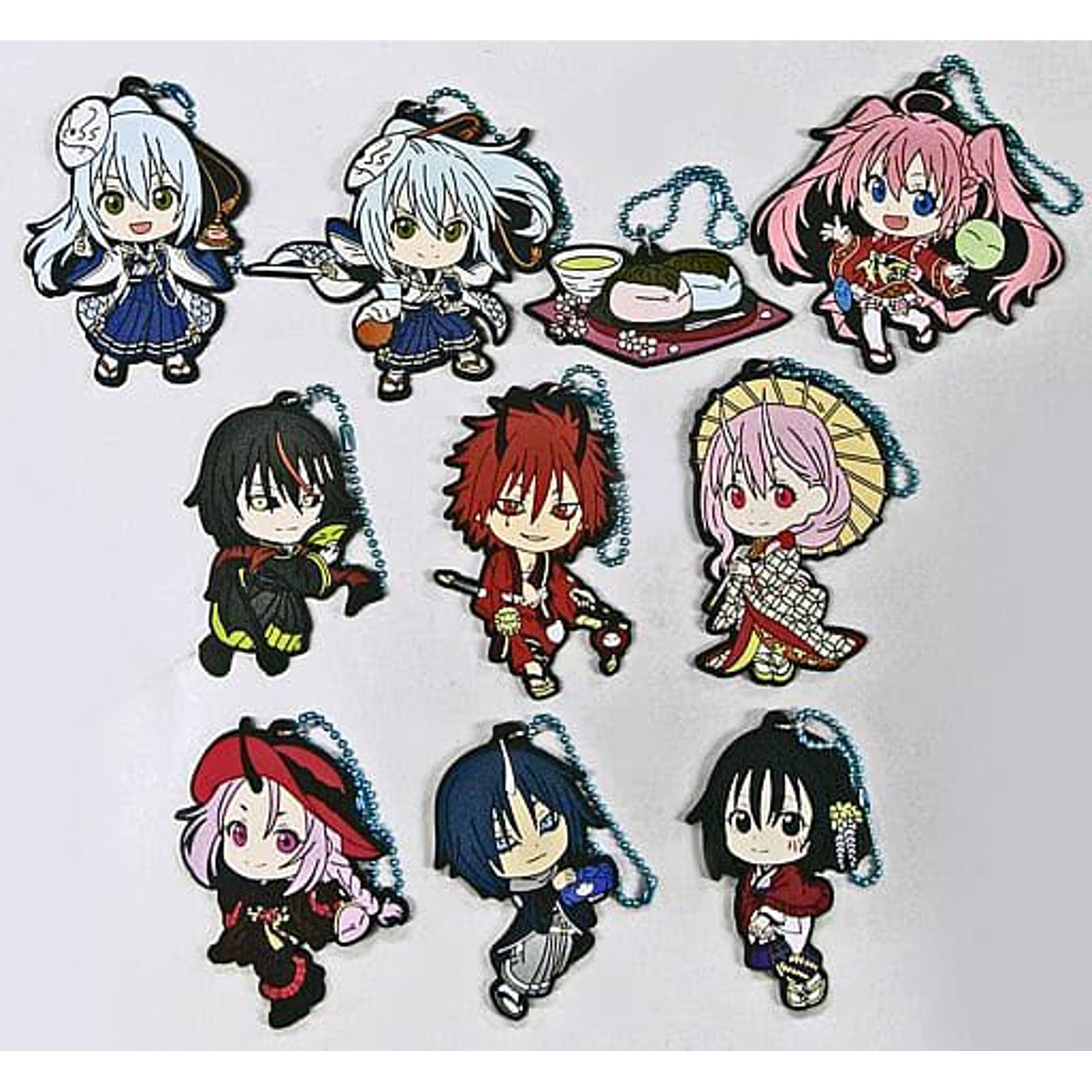 That Time I Got Reincarnated as a Slime Diablo & Others All 10 Types Set Ichiban Kuji Japanese Tempest Rubber Charm Kyunchara Illustrations Prize F [USED]
