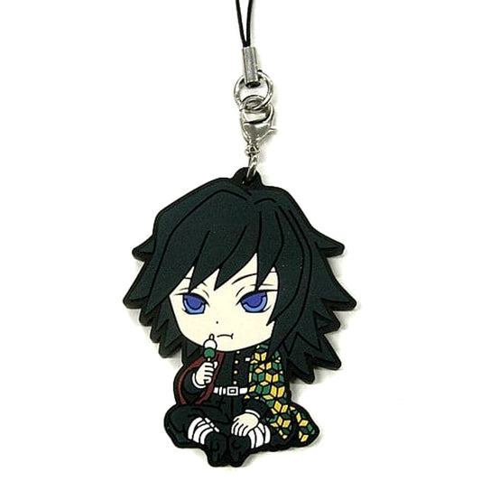 Demon Slayer: Kimetsu no Yaiba Giyu Tomiokau Break time Ver. Ichiban Kuji Kisatsu no Kokorozashi Rubber Charm Kyunchara Illustrations Prize F [USED]