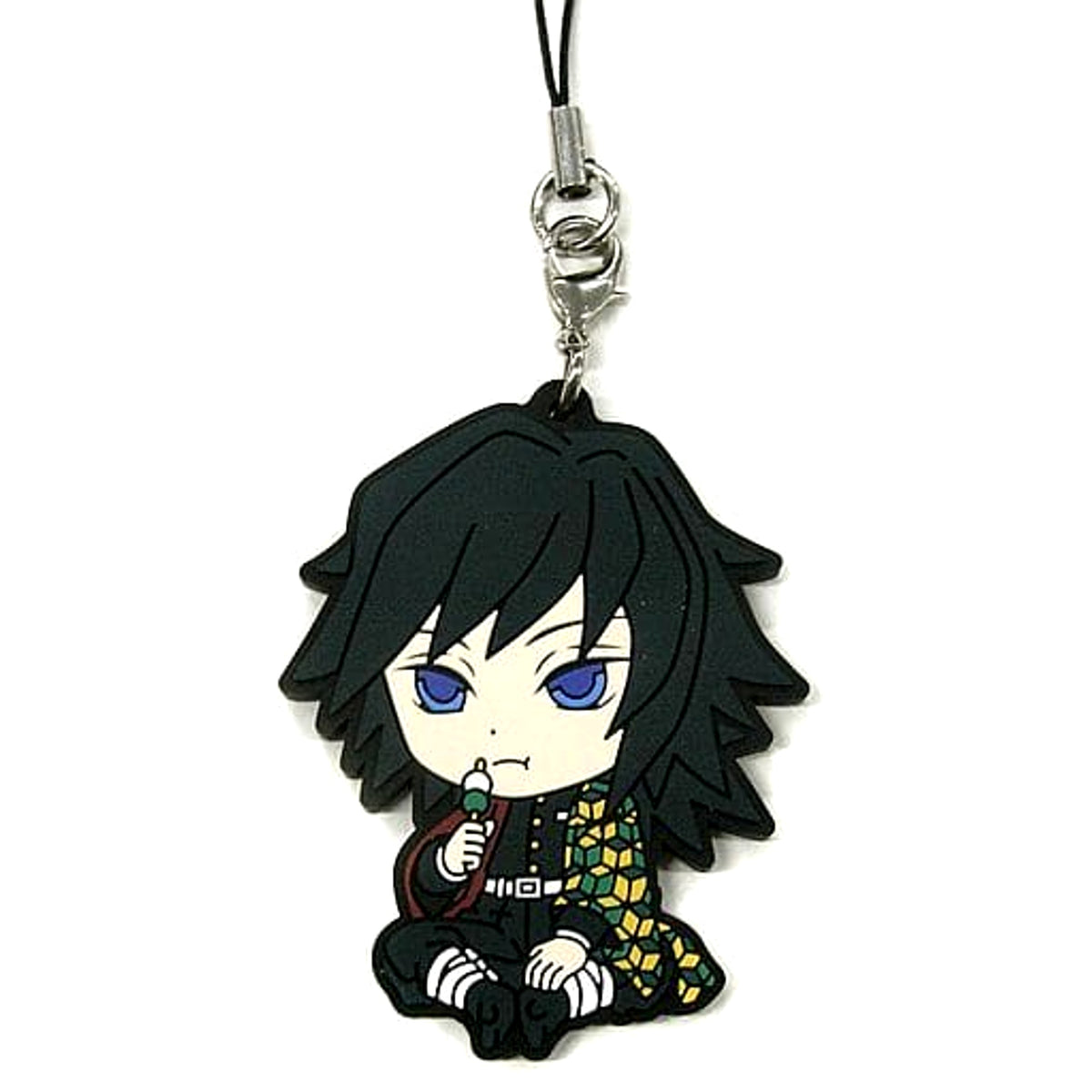 Demon Slayer: Kimetsu no Yaiba Giyu Tomiokau Break time Ver. Ichiban Kuji Kisatsu no Kokorozashi Rubber Charm Kyunchara Illustrations Prize F [USED]