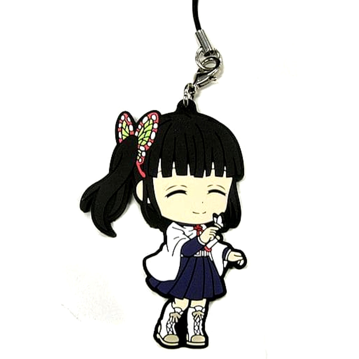 Demon Slayer: Kimetsu no Yaiba Kanao Tsuyuri Break time Ver. Ichiban Kuji Kisatsu no Kokorozashi Rubber Charm Kyunchara Illustrations Prize F [USED]