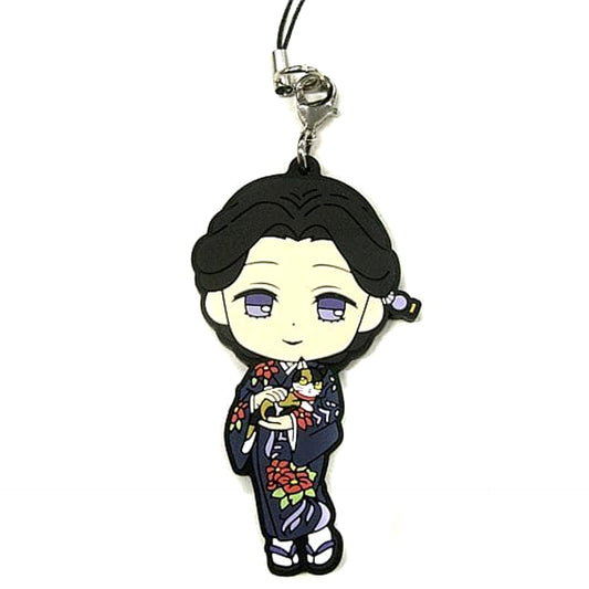 Demon Slayer: Kimetsu no Yaiba Tamayo Break time Ver. Ichiban Kuji Kisatsu no Kokorozashi Rubber Charm Kyunchara Illustrations Prize F [USED]