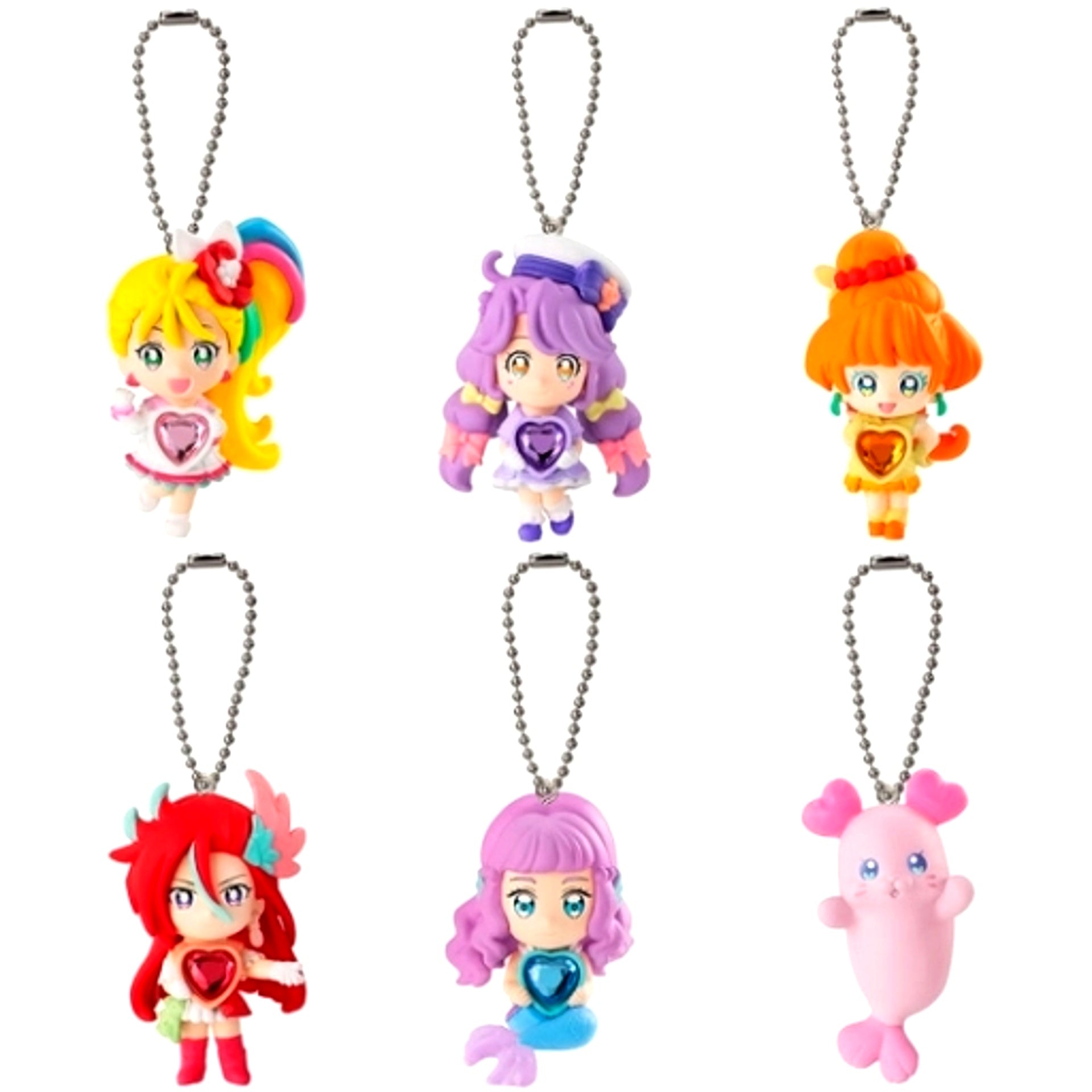 Set of 6 Tropical-Rouge! Precure Tropical Swing [USED]