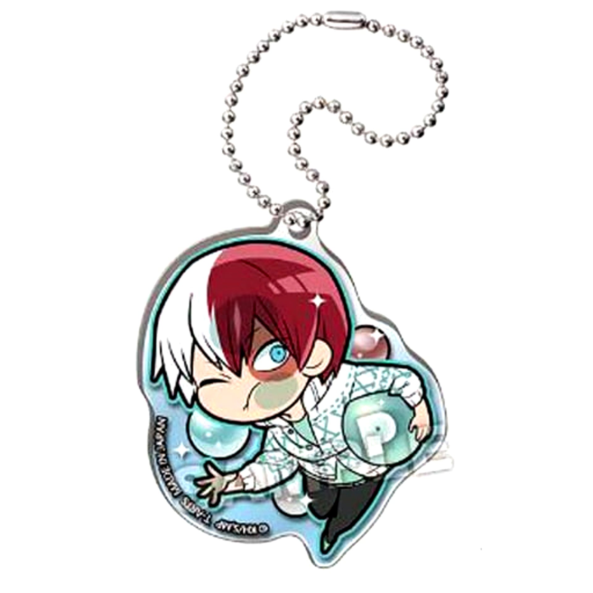 Shoto Todoroki My Hero Academia Pita Deforme Happy 5 years Acrylic Keychain [USED]