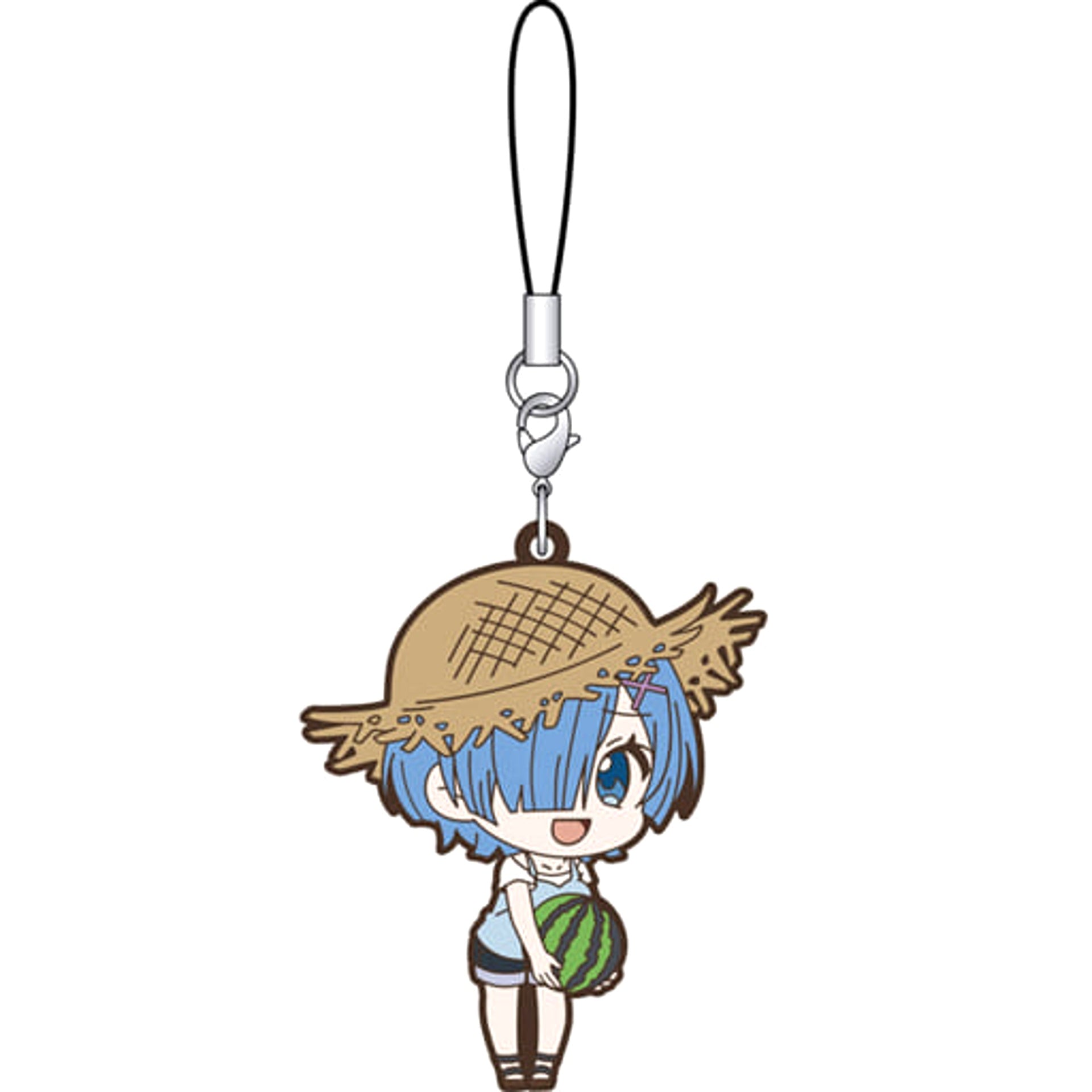 Re:ZERO -Starting Life in Another World- Rem B Rubber Strap Collection Summer Vol.2 Keychains [USED]