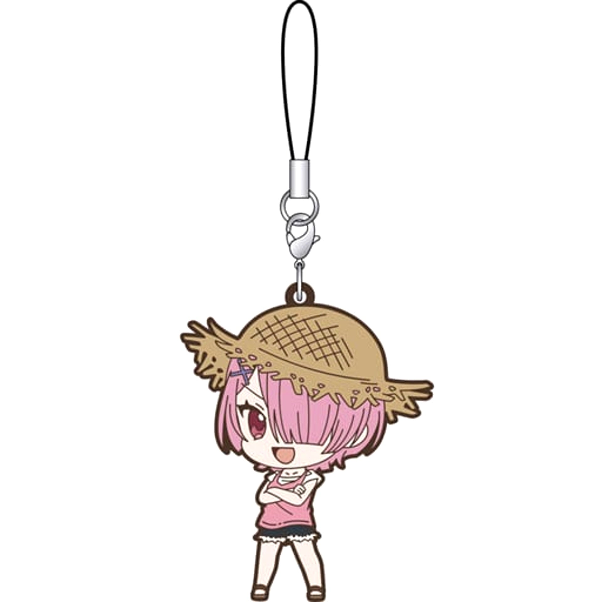 Re:ZERO -Starting Life in Another World- Ram B Rubber Strap Collection Summer Vol.2 Keychains [USED]