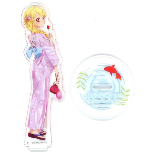 Ichigo Hoshimiya Yukata Acrylic Stand Aikatsu! Style for Lady [USED]
