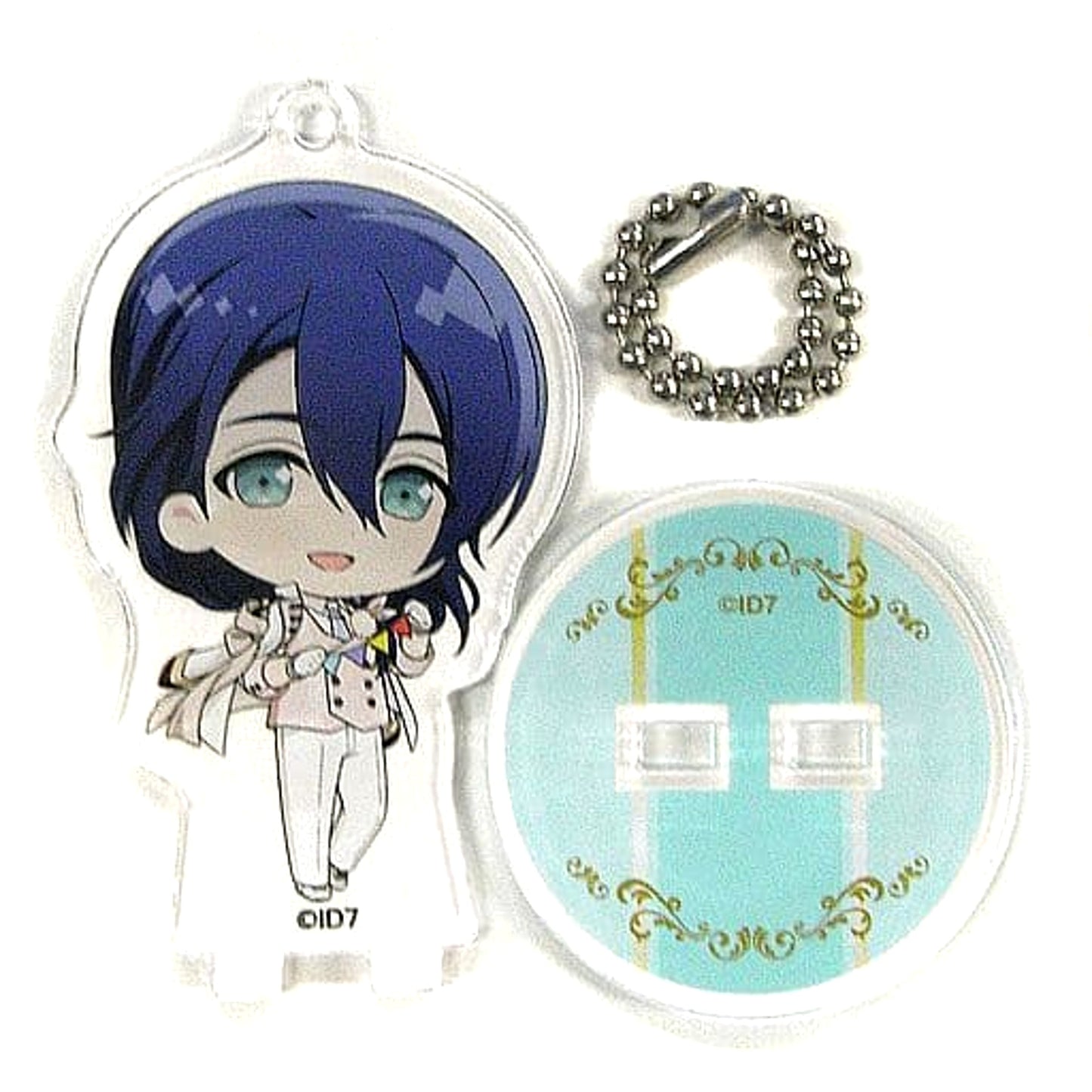 IDOLiSH7 Banri Ogami Trading Acrylic Stand Keychain Anniversary Ver. Manager & President animate cafe Limited Keychains [USED]