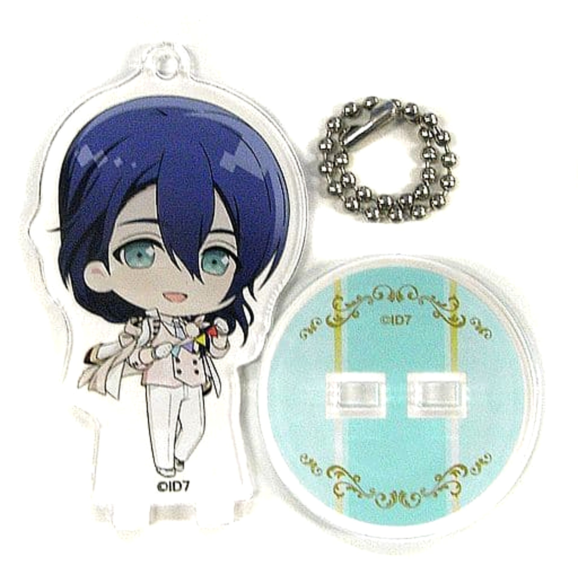IDOLiSH7 Banri Ogami Trading Acrylic Stand Keychain Anniversary Ver. Manager & President animate cafe Limited Keychains [USED]