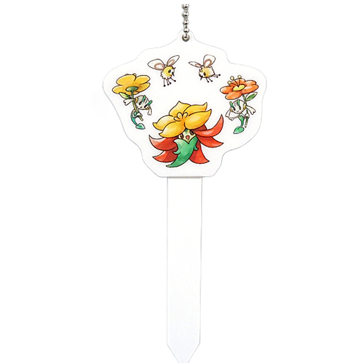Gossifleur Floette Cutiefly Pokemon Acrylic Pick Charm Pokemon Grassy Gardening Pokemon Center Limited Charm [USED]