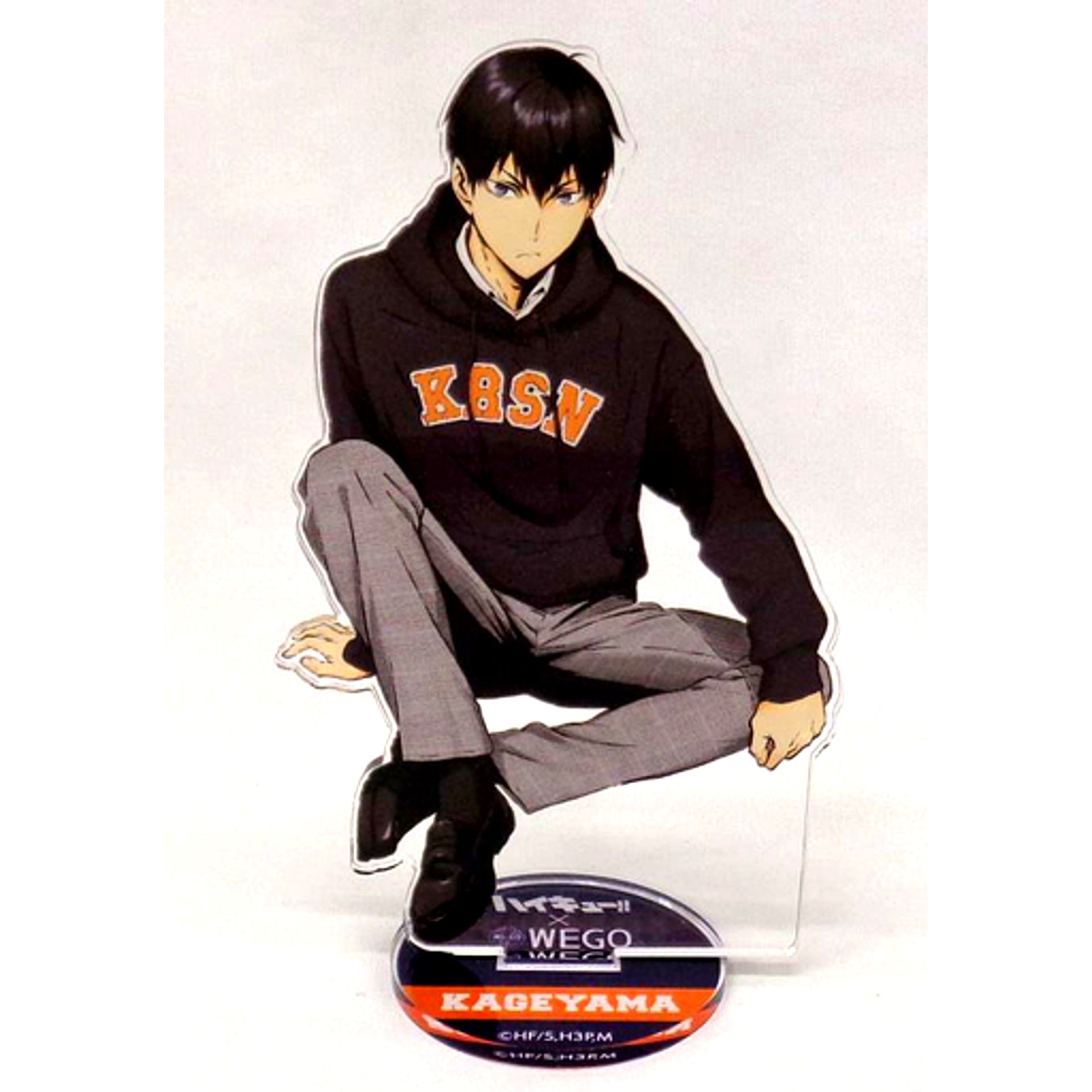 Tobio Kageyama Newly Drawn Acrylic Stand Haikyu!! x WEGO [USED]