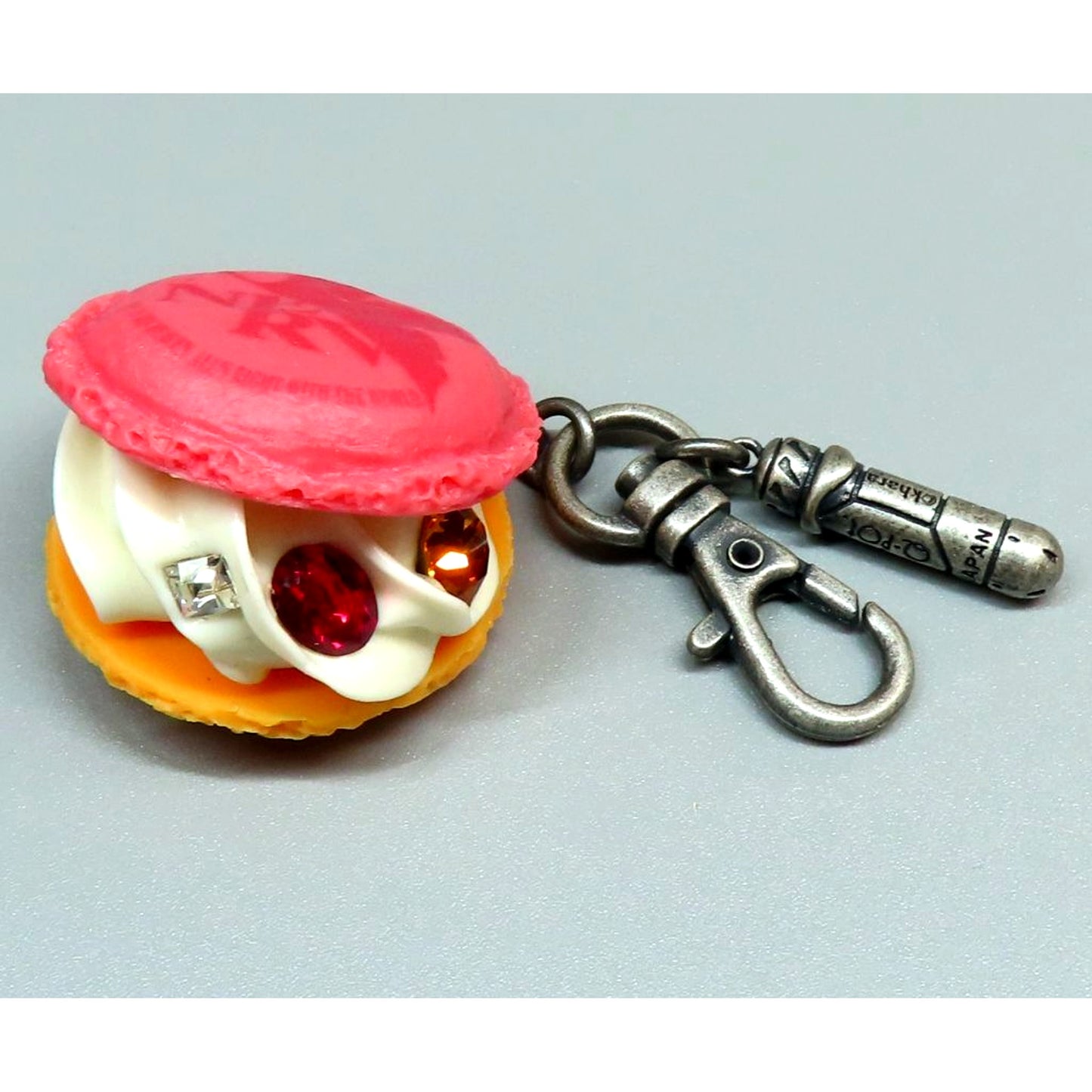 Unit-02 Macaron Bag Charm Evangelion x Q-pot [USED]
