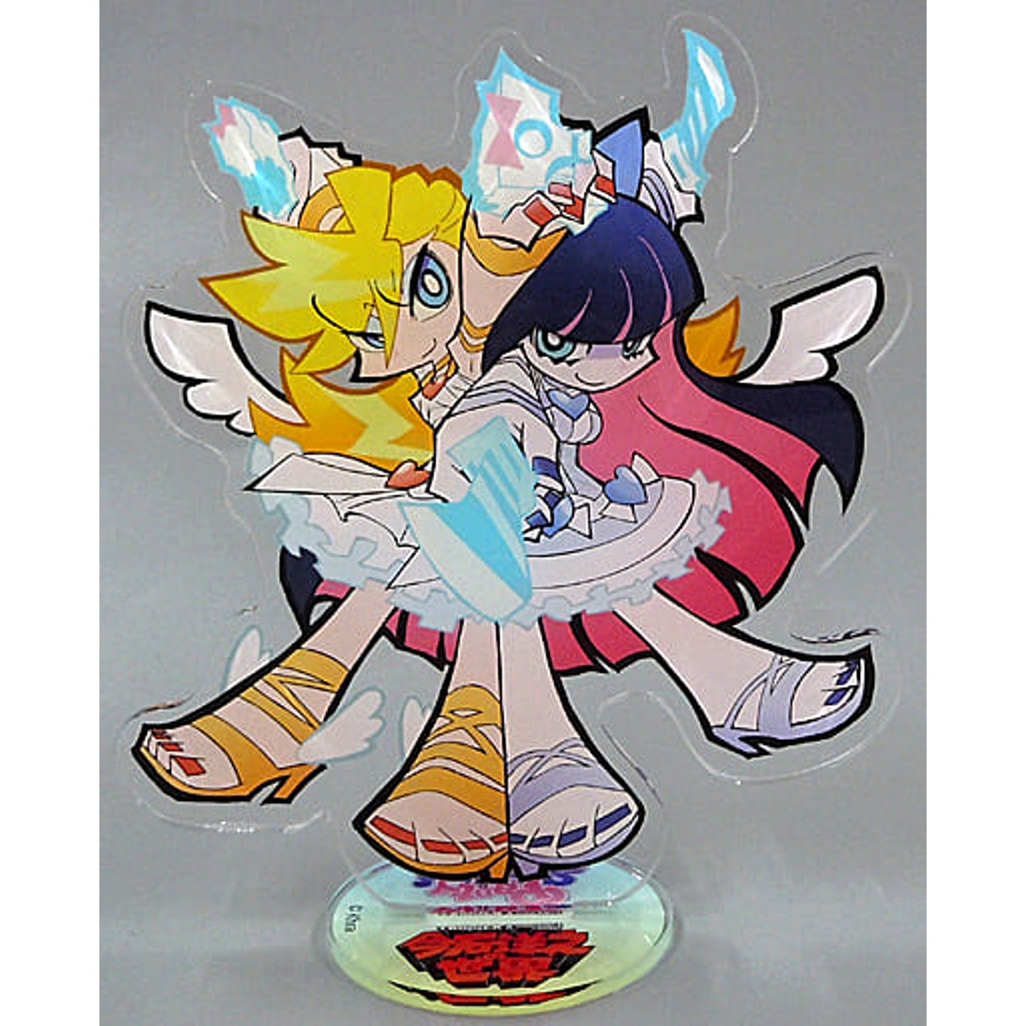 Panty & Stocking with Garterbelt Panty Stocking Acrylic Stand Trigger Good Smile Company Hiroyuki Imaishi's World Gurren Lagann, Kill la Kill, Promare Exclusive Acrylic Stands [USED]