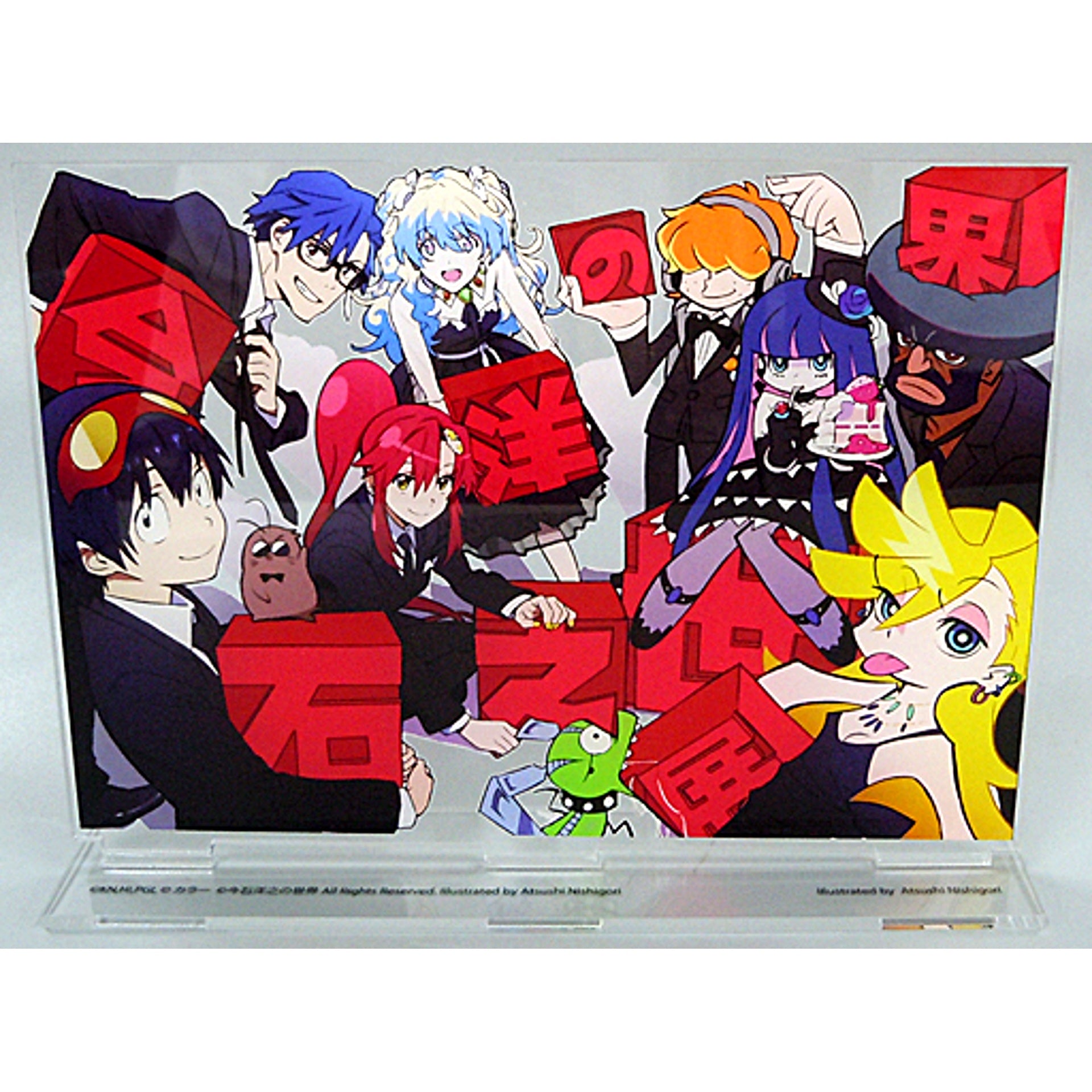 Group Designers Acrylic Stand Atsushi Nishigori Trigger x Good Smile Company The World of Hiroyuki Imaishi [USED]
