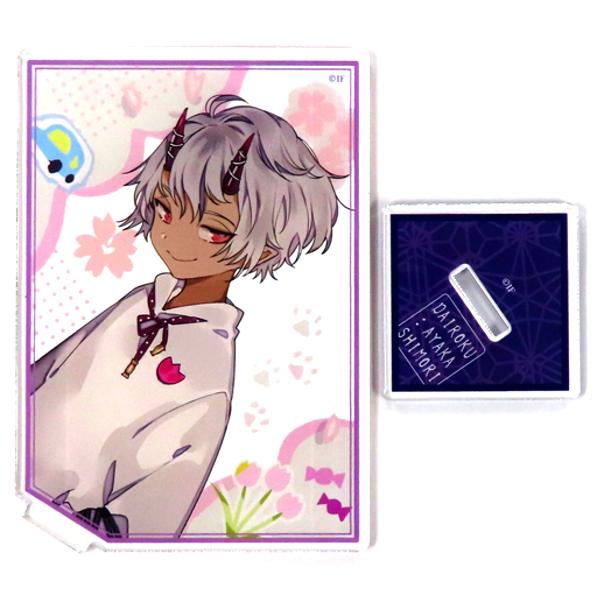 Akuroou DAIROKU AYAKASHIMORI Card-Style Acrylic Stand Otomate Harukaze Shoten 2021 Goods [USED]