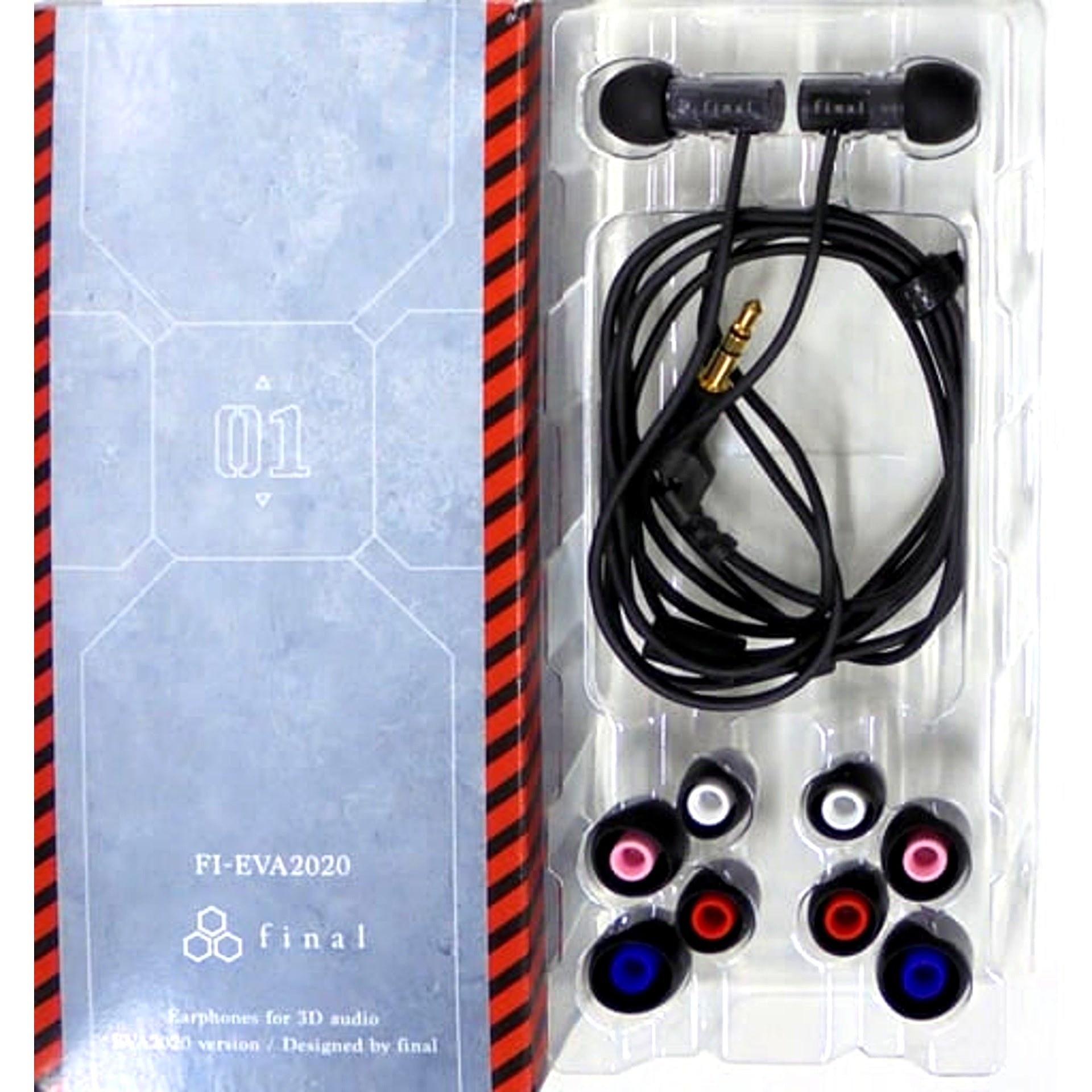 Evangelion: 3.0+1.0 Thrice Upon a Time EVA2020 x final 3D Audio Earphones [USED]