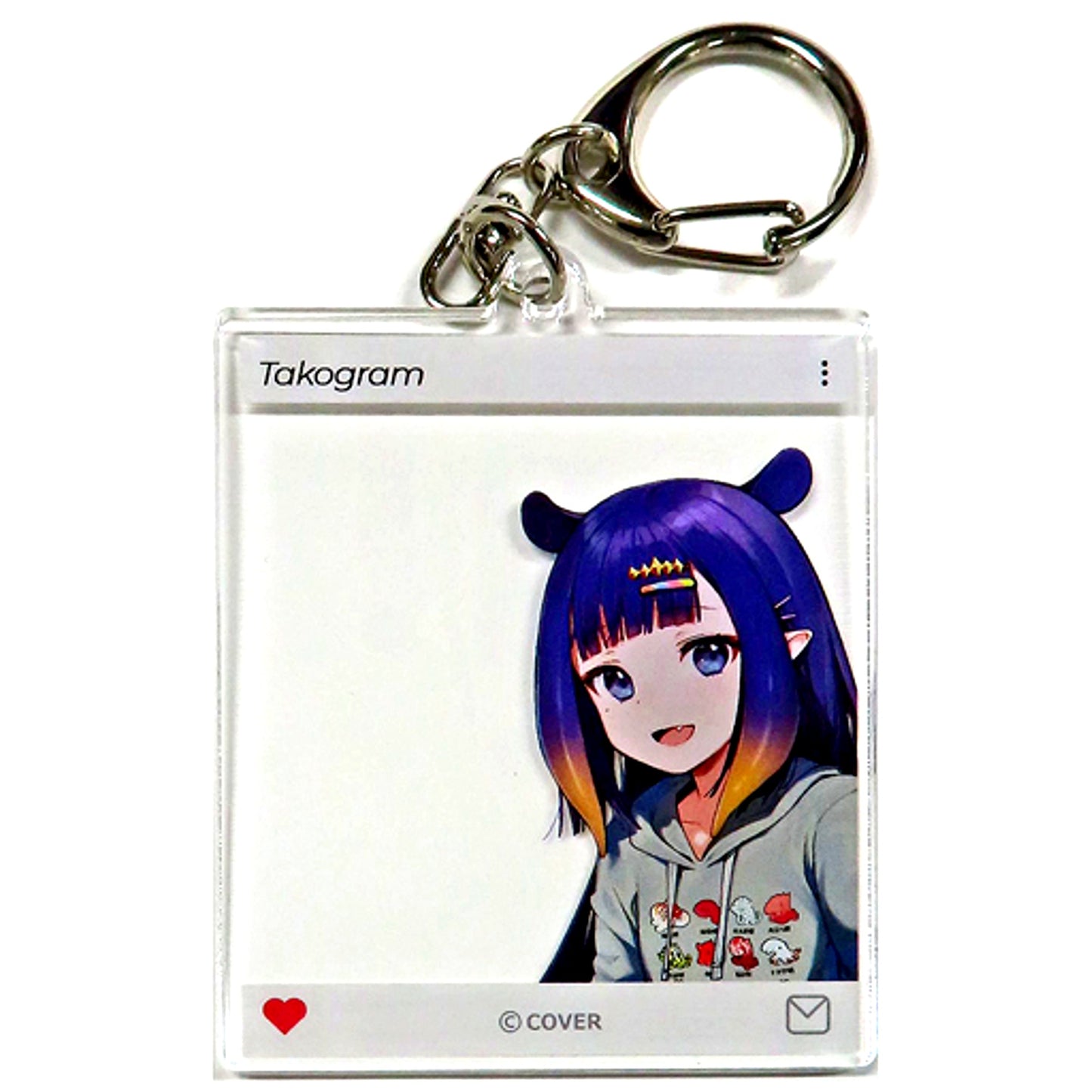 Ninomae Ina'nis Drawn Ina and Takogram Hololive Acrylic Keychain Birthday 2021 [USED]