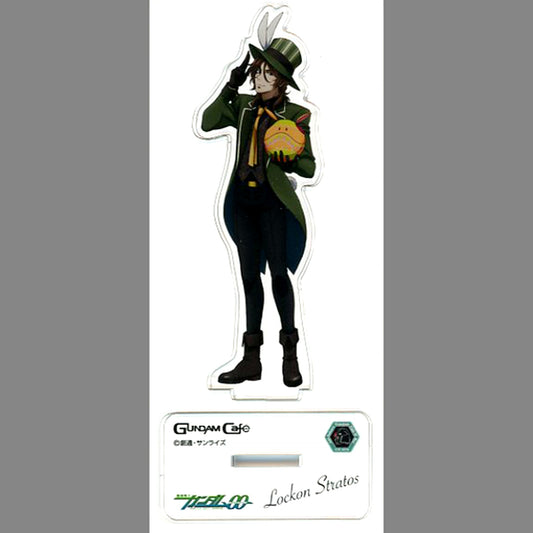 Lockon Stratos, Gundam MODEL SHEET AS Acrylic Stand Mobile Suit Gundam 00 Easter Fair GUNDAM Cafe Exclusive [USED]