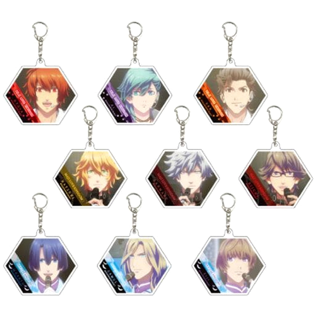 Uta no Prince Sama Movie: Maji Love Kingdom Otoya Ittoki & Others Acrylic Keychain 03 Scene All 9 Types Set Keychains [USED]