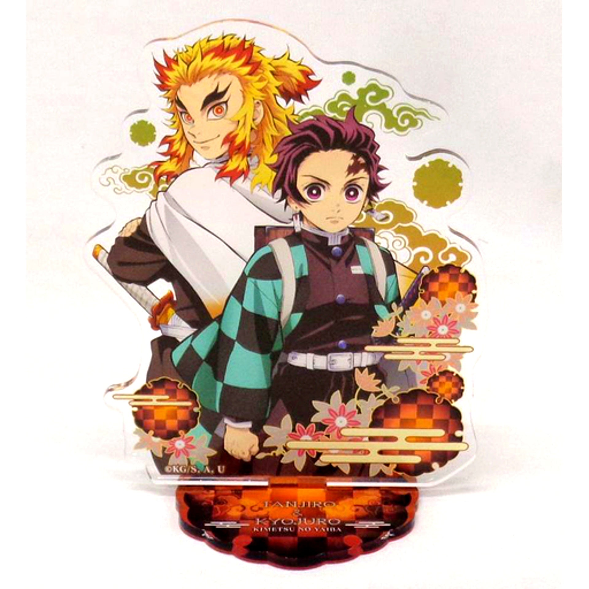 Tanjiro & Kyojuro Acrylic Stand Demon Slayer: Kimetsu no Yaiba [USED]