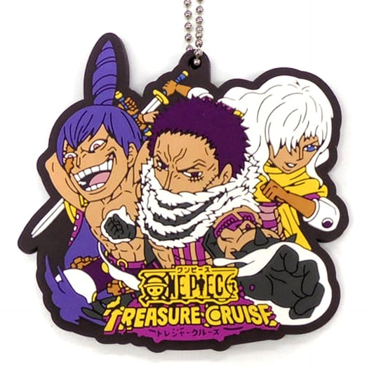One Piece Katakuri Cracker Smoothie Ichiban Kuji With One Piece Treasure Cruise Vol.2 Rubber Mascot Treasure Cruise Prize E Keychains [USED]