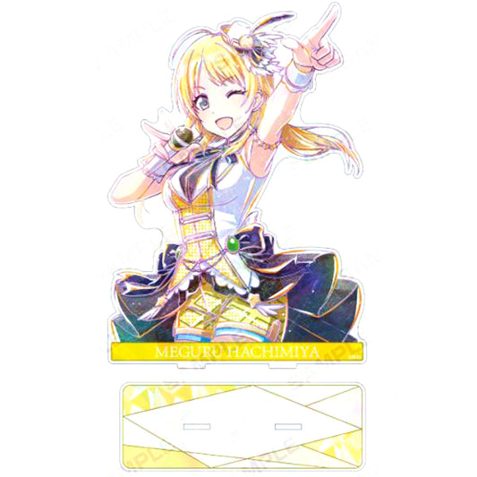 Meguru Hachimiya Ani-Art Hologram Big Acrylic Stand The Idolmaster Shiny Colors [USED]