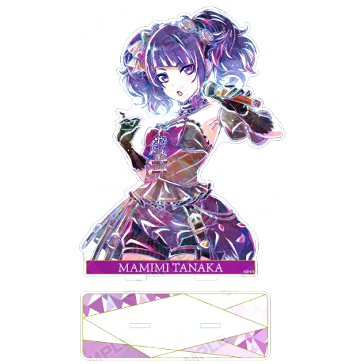 Mamimi Tanaka Ani-Art Hologram BIG Acrylic Stand Idolmaster Shiny Colors [USED]