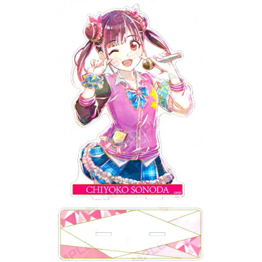 Chiyoko Sonoda The Idolm@ster Shiny Colors Ani-Art Hologram BIG Acrylic Stand [USED]
