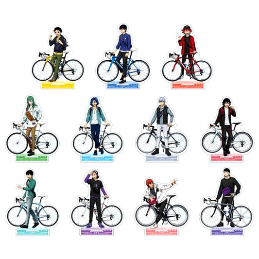 Set of 11 Yowamushi Pedal Glory Line Trading Acrylic Stand Illustration Vol. 2 Tobu Zoo Collabo [USED]