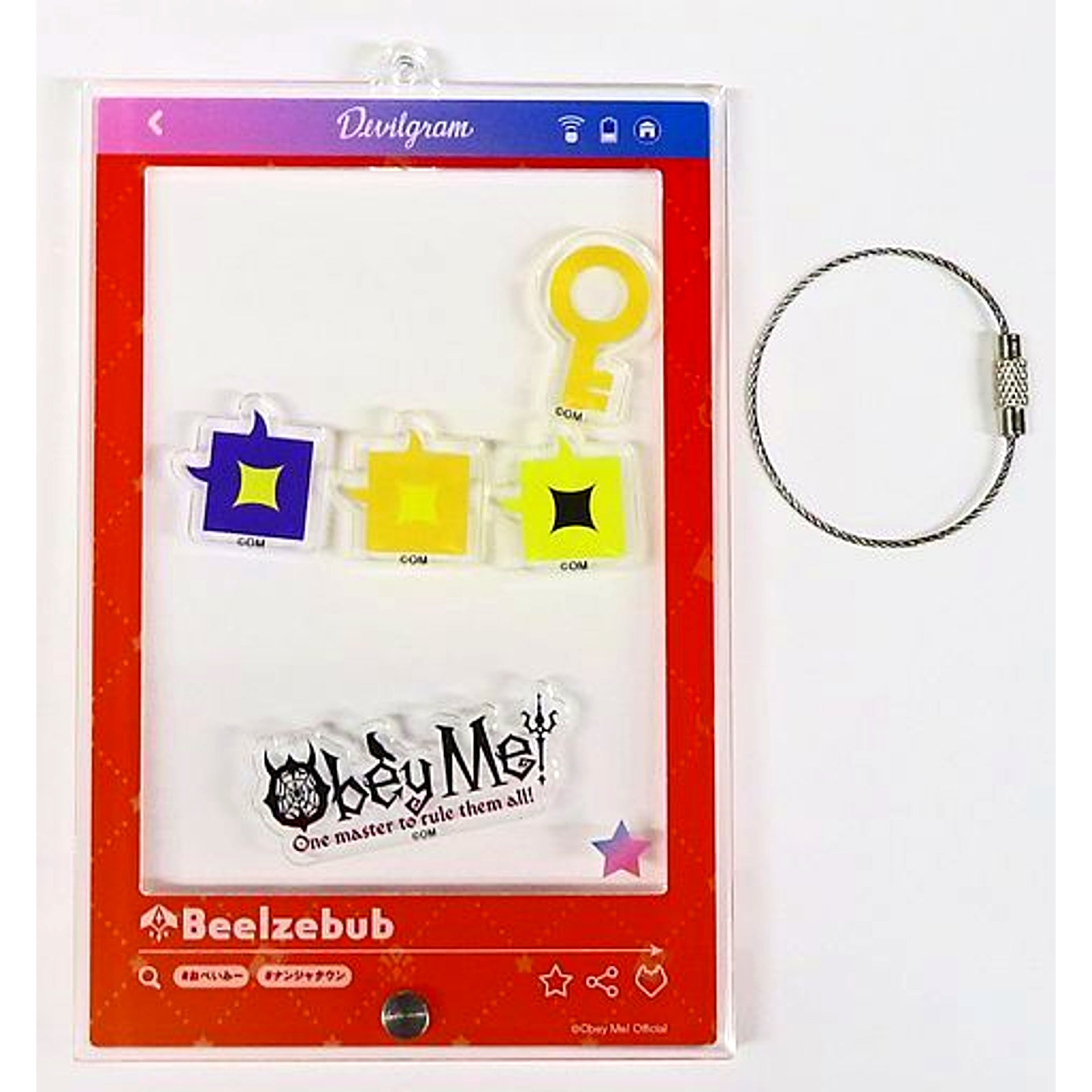 Beelzebub Obey Me! Acrylic Frame Obey Me! in Namjatown [USED]