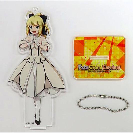 Artoria Pendragon Lily Fate/Grand Carnival Acrylic Mascot [USED]