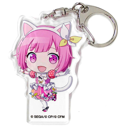 Hatsune Miku: Colorful Stage! Emu Otori Mini Character Acrylic Keychain Wonderlands x Showtime in Namjatown Exclusive Mini Game What Will Come Out? Wandaho! Exciting Capsule Lottery Prize B Keychains [USED]