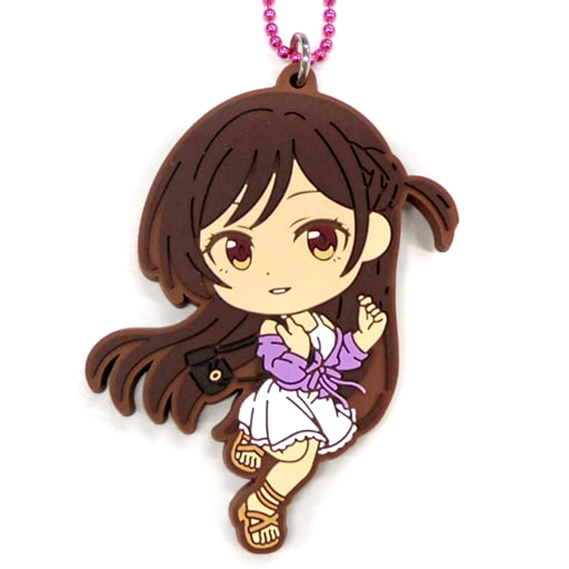Rent-a-Girlfriend Chizuru Mizuhara Newly Drawn Illustration Ichiban Kuji Manzokudo 2 Rubber Charm Kyunchara Illustrations Prize H Charm [USED]