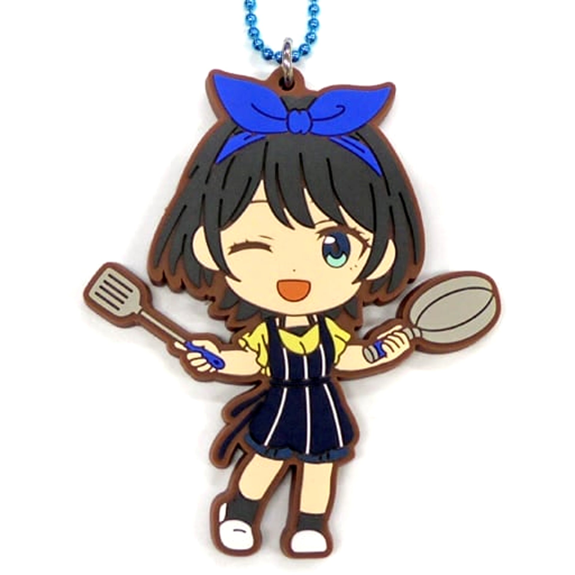 Rent-a-Girlfriend Ruka Sarashina Apron Ichiban Kuji Manzokudo 2 Rubber Charm Kyunchara Illustrations Prize H Charm [USED]