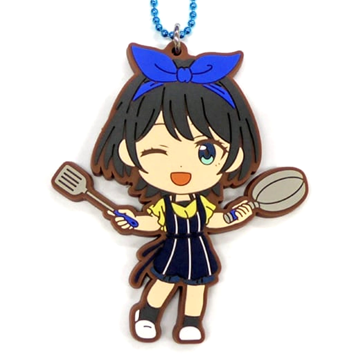Rent-a-Girlfriend Ruka Sarashina Apron Ichiban Kuji Manzokudo 2 Rubber Charm Kyunchara Illustrations Prize H Charm [USED]