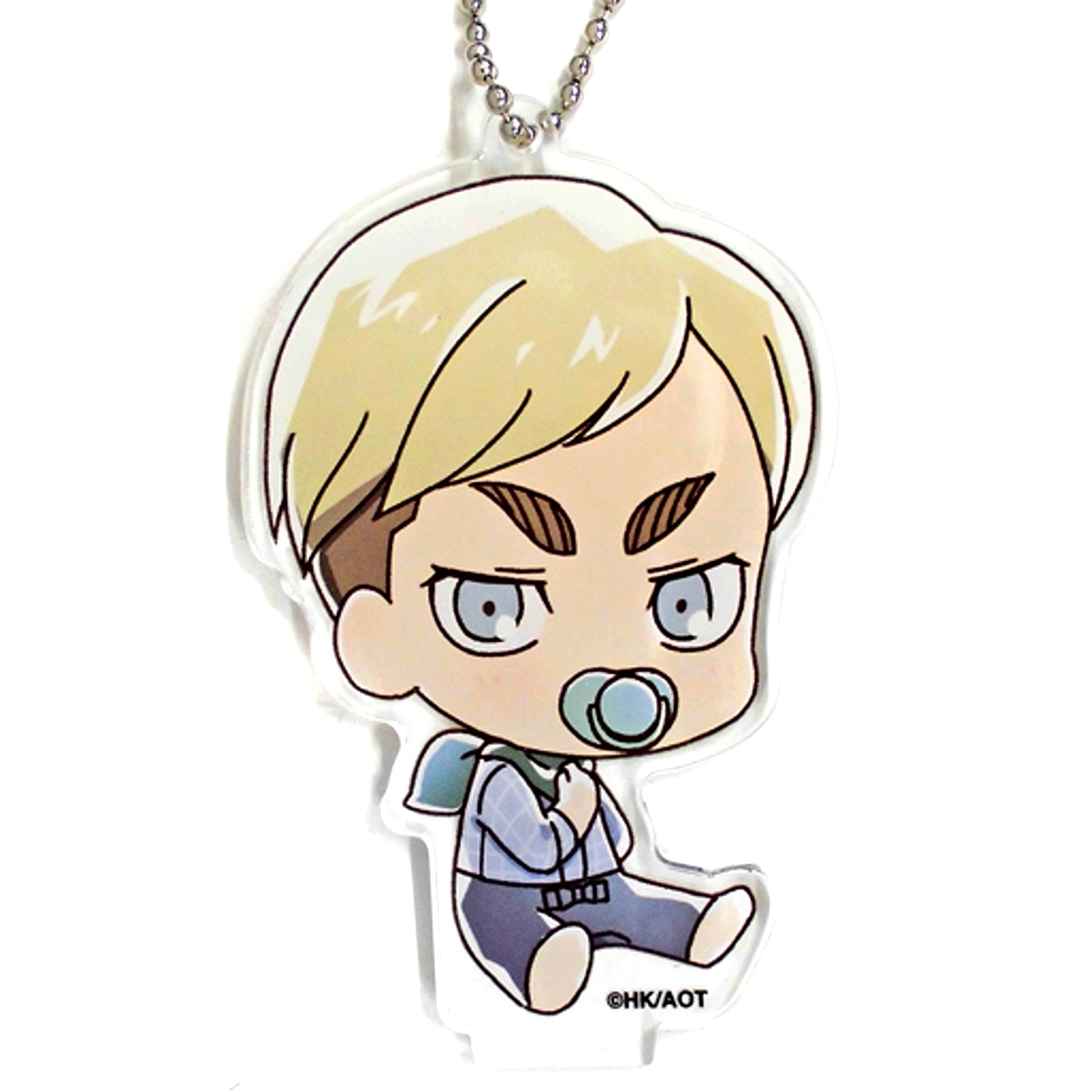 Erwin Smith Attack on Titan Season 3 Mini Chara Acrylic Keychain CharaDri!! [USED]