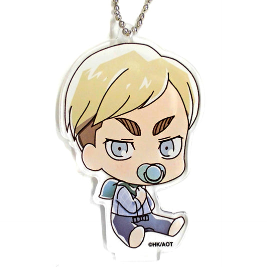 Erwin Smith Attack on Titan Season 3 Mini Chara Acrylic Keychain CharaDri!! [USED]