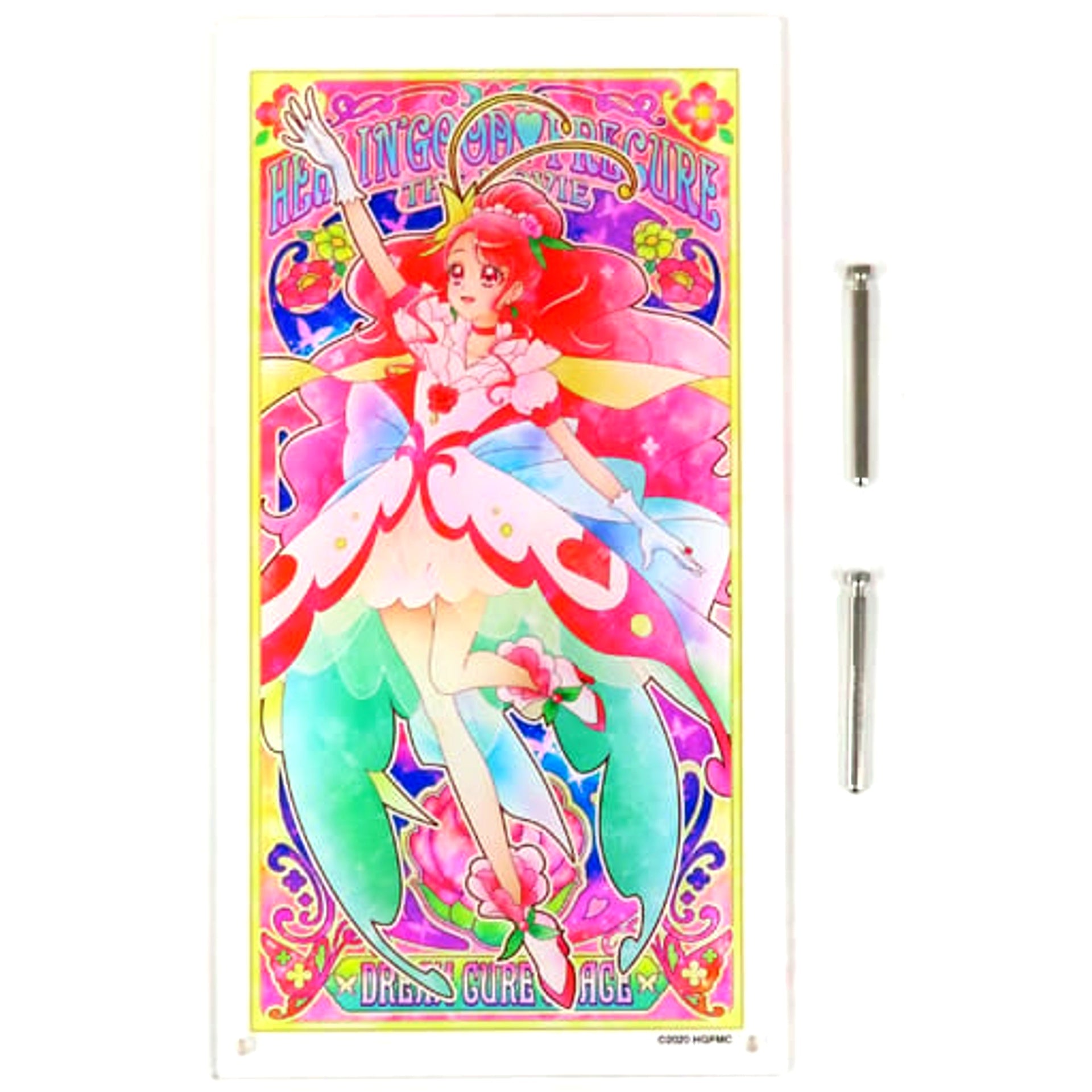 Cure Grace Healin' Good Precure Movie Yume no Machi de Kyun tto GoGo Daihenshin DREAM CURE GRACE Acrylic Art Board [USED]
