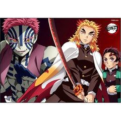 Demon Slayer: Kimetsu no Yaiba Tanjiro Kamado & Kyojuro Rengoku & Akaza Mini Acrylic Art Acrylic Stands [USED]