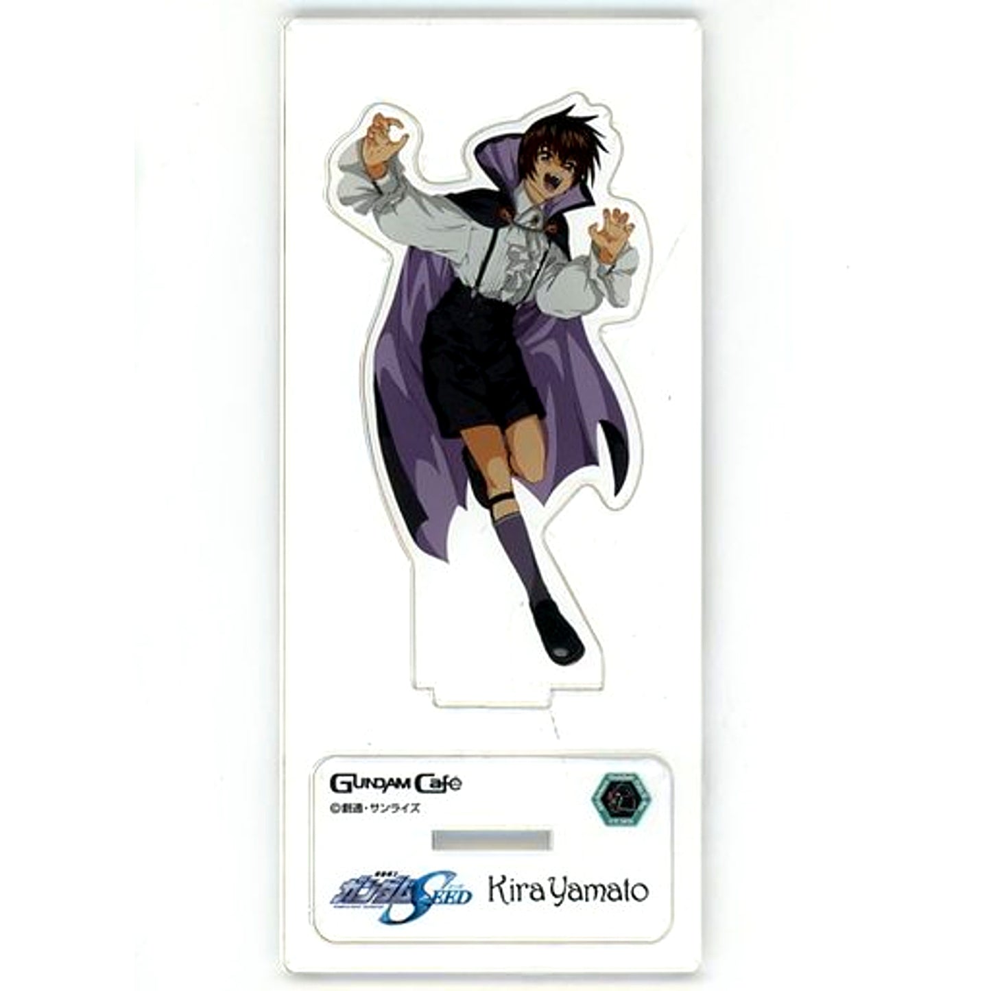 Kira Yamato Halloween Mobile Suit Gundam SEED Model Sheet Acrylic Stand Gundam Cafe Limited [USED]