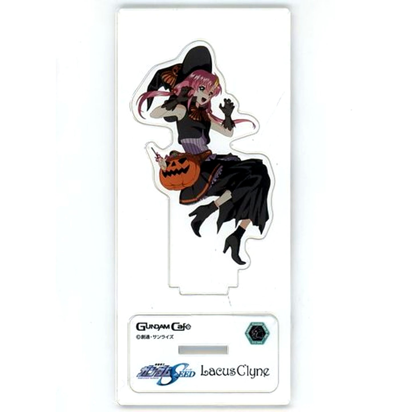 Lacus Clyne Halloween Mobile Suit Gundam SEED Model Sheet Acrylic Stand Gundam Cafe Limited [USED]