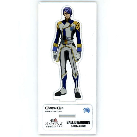 Gaelio Bauduin Mobile Suit Gundam Iron-Blooded Orphans Model Sheet Acrylic Stand Gundam Cafe Limited [USED]