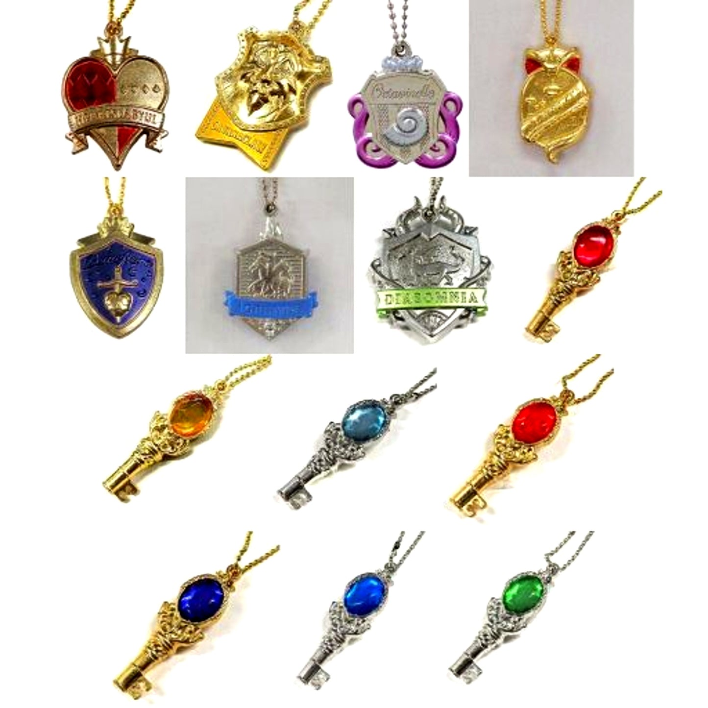 Set of 14 Disney Twisted Wonderland Die-cast Charm [USED]
