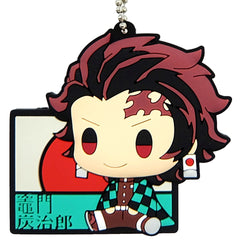 Tanjiro Kamado G Prize Pukutto Rubber Mascot Chokonokko Ichiban Kuji Demon Slayer Hold the Sword at Dawn [USED]