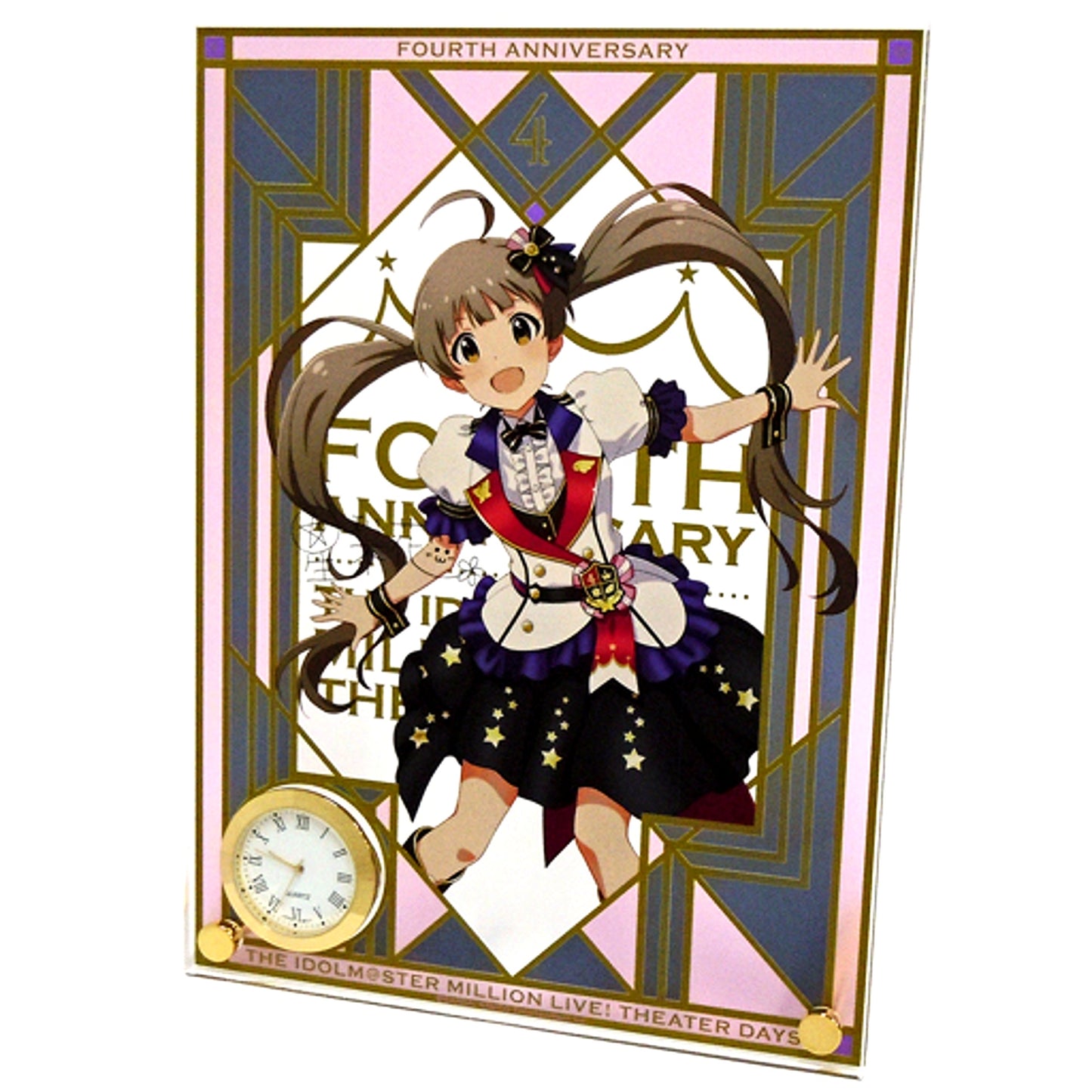 Serika Hakozaki The Idolm@ster Million Live! Acrylic Art with Clock Dream Prelude Ver. [USED]