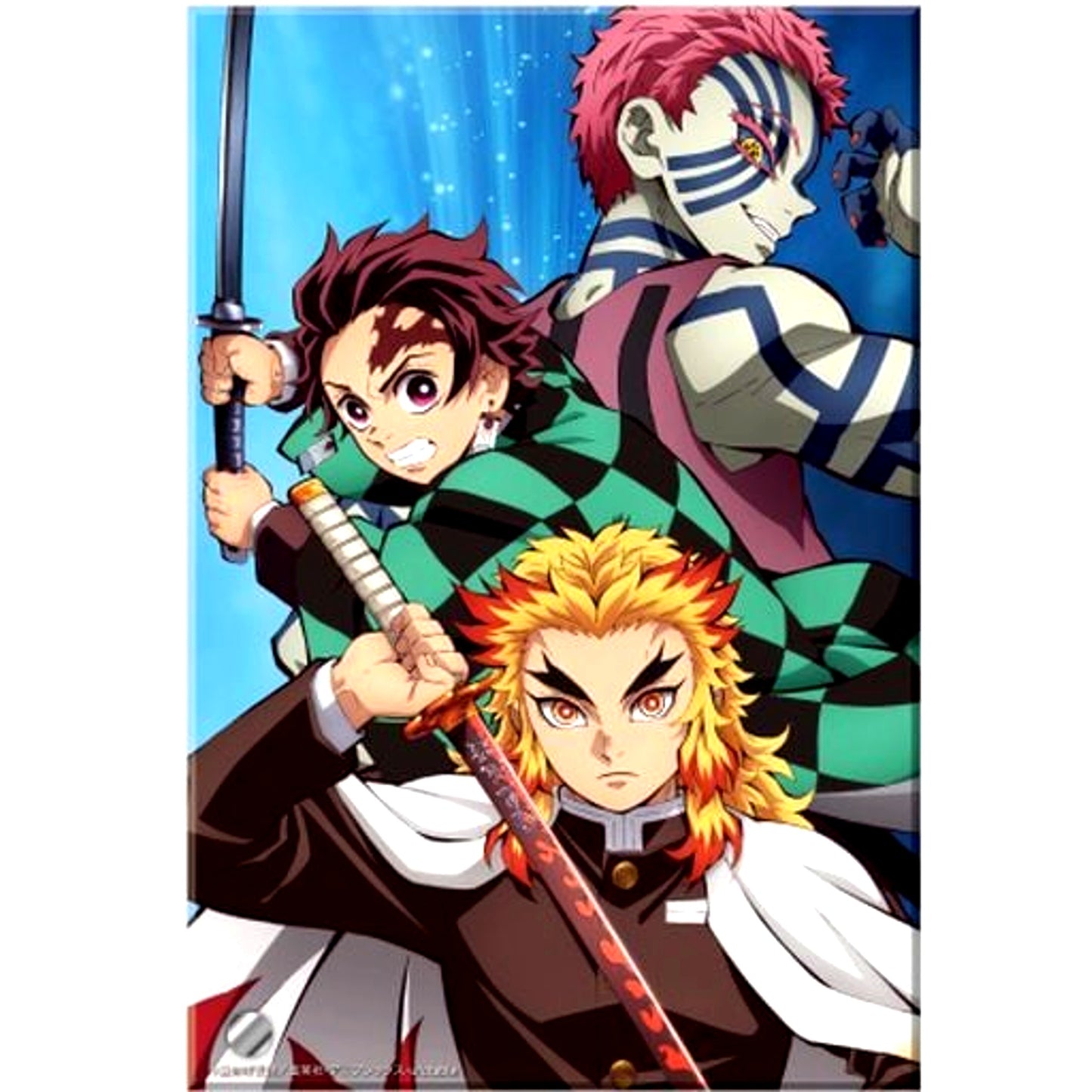 Tanjiro Kamado & Kyojuro Rengoku & Akaza Demon Slayer: Kimetsu no Yaiba Acrylic Plate [USED]