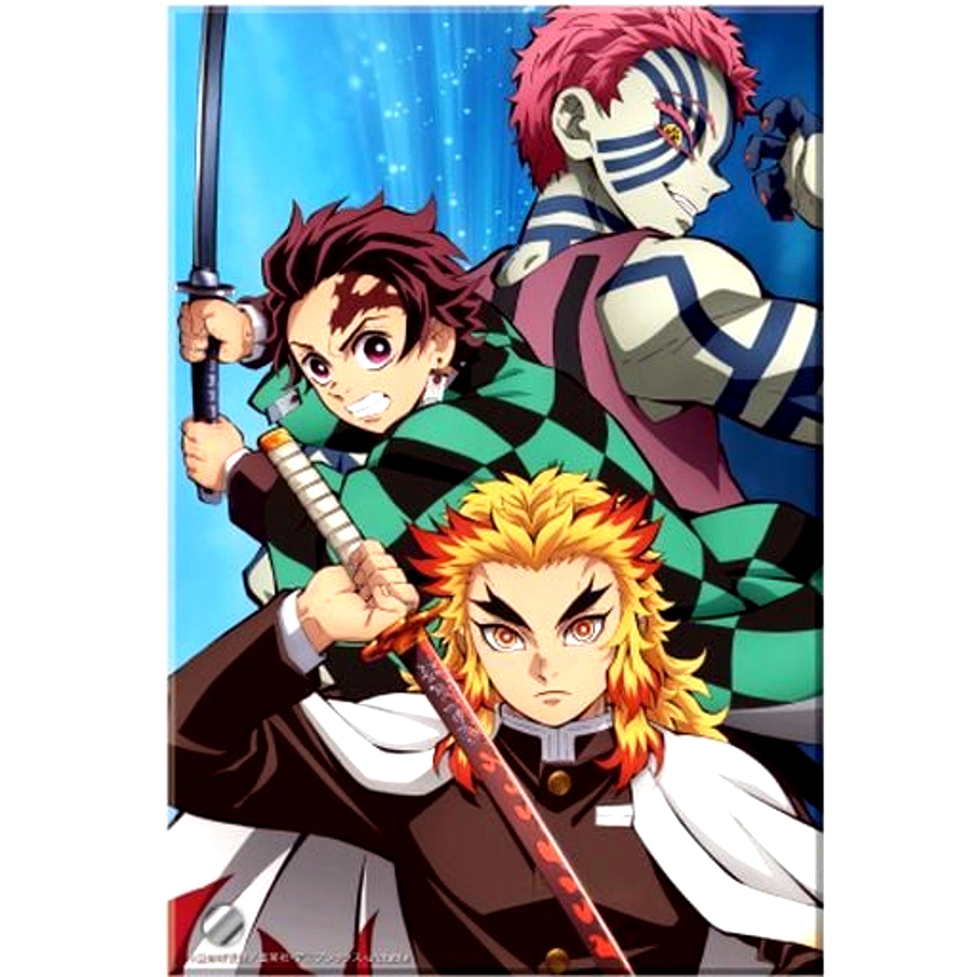 Tanjiro Kamado & Kyojuro Rengoku & Akaza Demon Slayer: Kimetsu no Yaiba Acrylic Plate [USED]