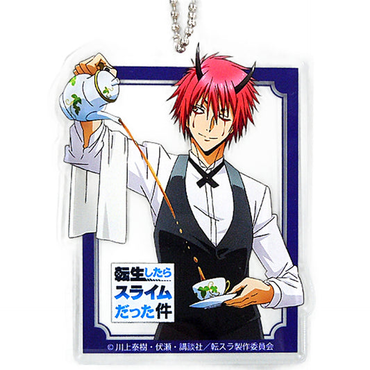 That Time I Got Reincarnated as a Slime Benimaru Default Style Acrylic Key Ring Princess Cafe Limited Keychains [USED]