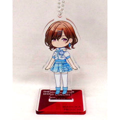Madoka Higuchi Clear Marine Calm Ver. Chibi Character Acrylic Stand Idolmaster Shiny Colors [USED]