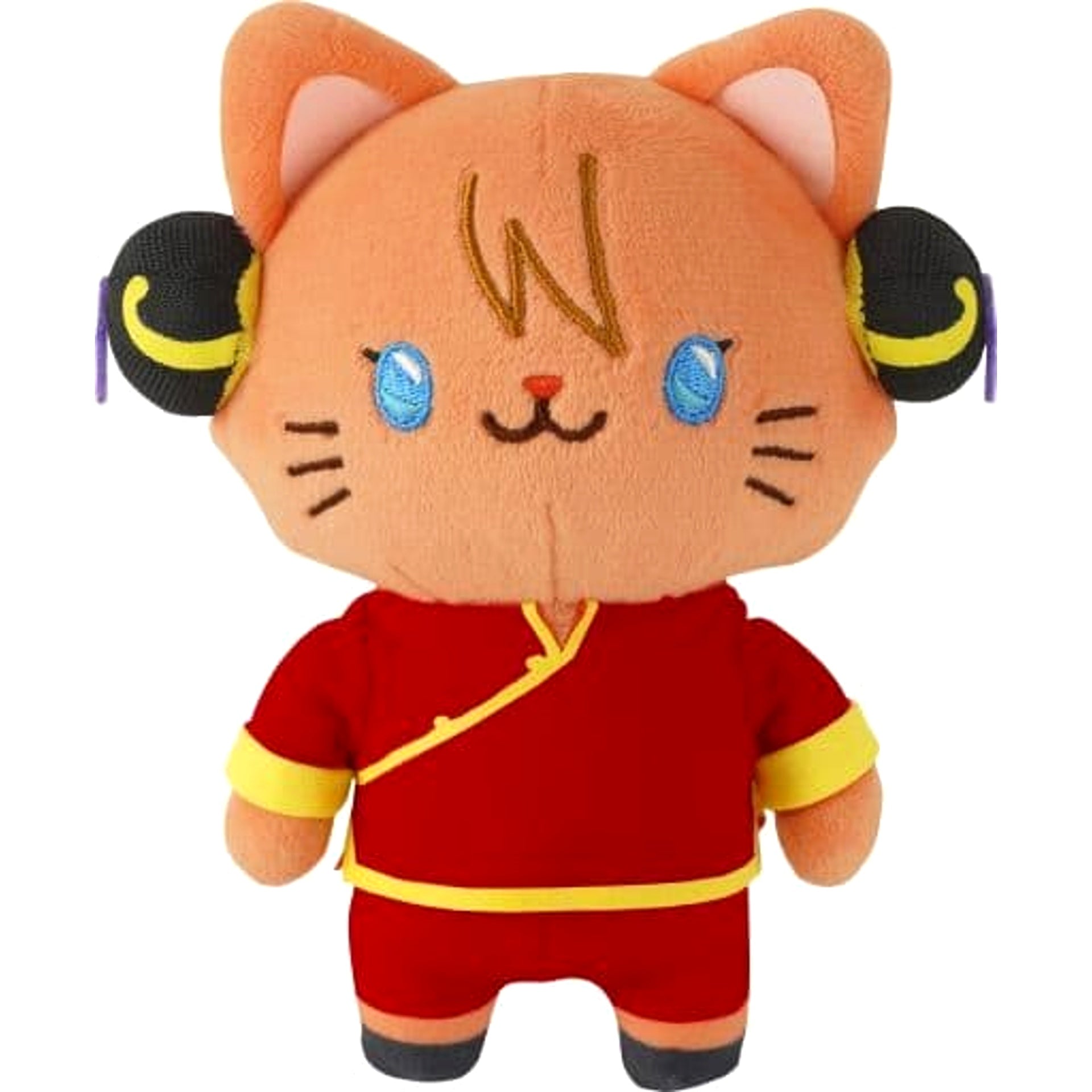 Gintama Kagura withCAT Plush Keychain with Eye Mask Keychains [USED]