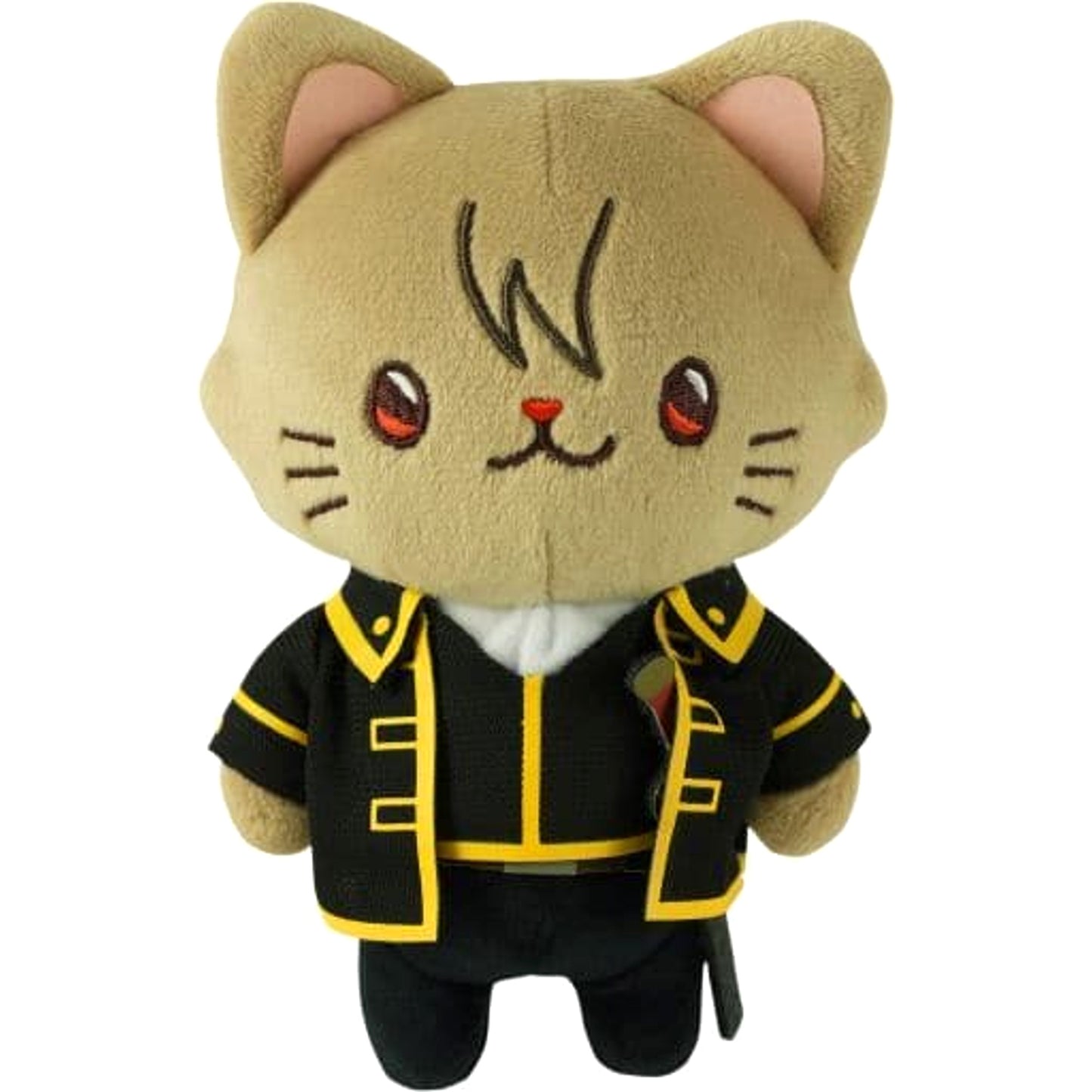 Gintama Sougo Okita withCAT Plush Keychain with Eye Mask Keychains [USED]